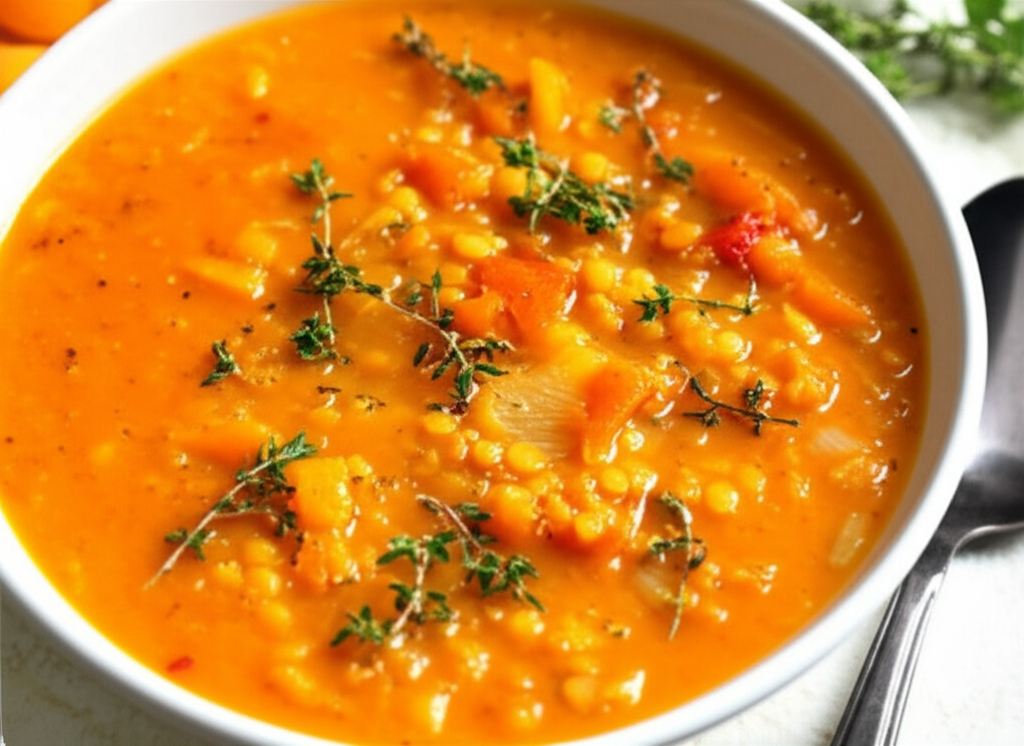 Apricot Lentil Soup image