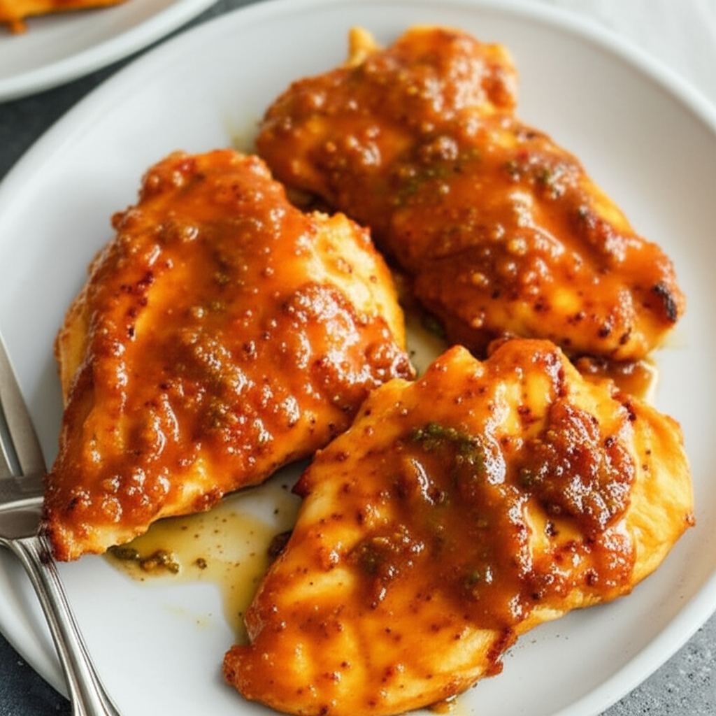 Apricot Mustard Chicken image