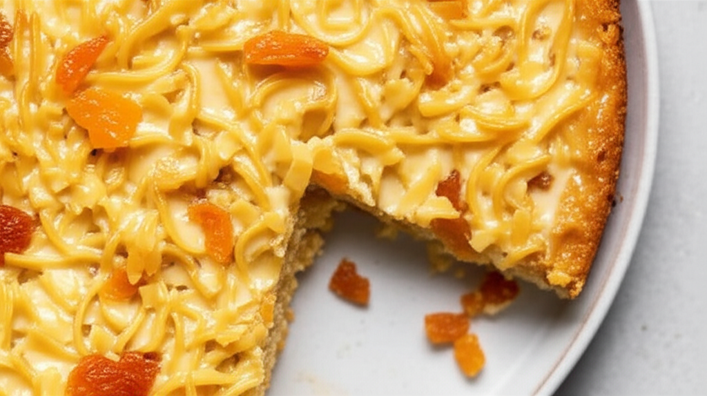 Apricot Noodle Kugel image