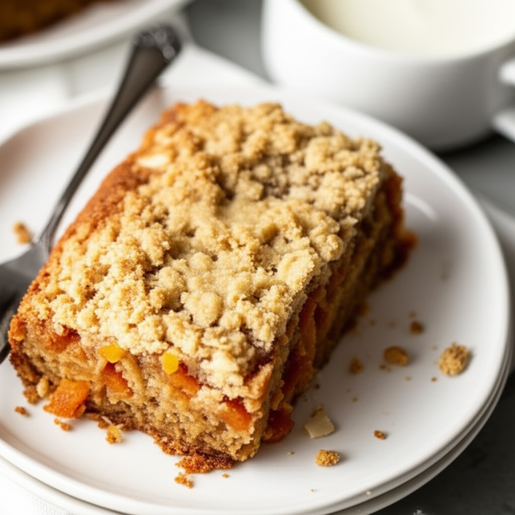 Apricot Oatmeal Cake image