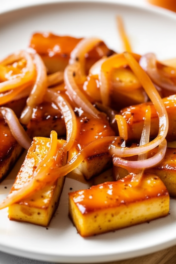 Apricot Orange Barbecued Tofu image