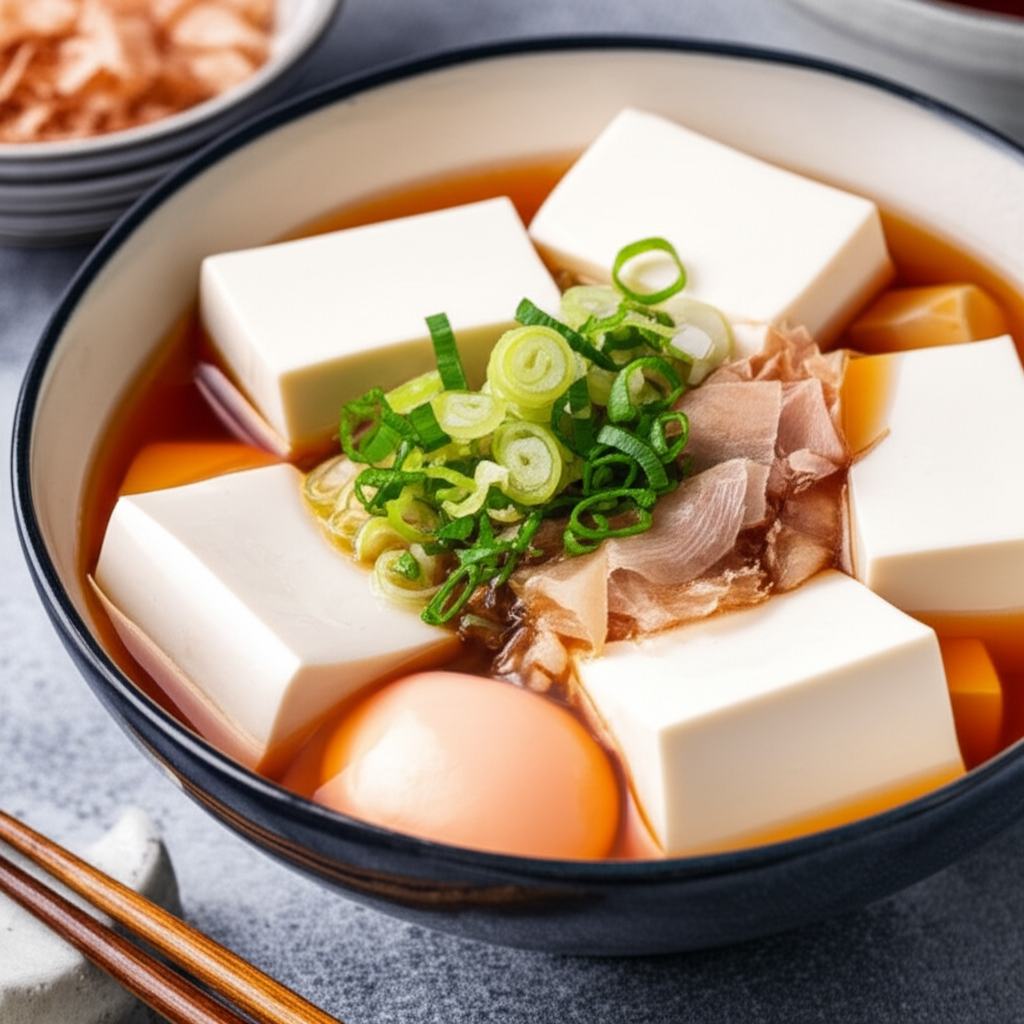10 Min Japanese Simmered Tofu Hot Pot image