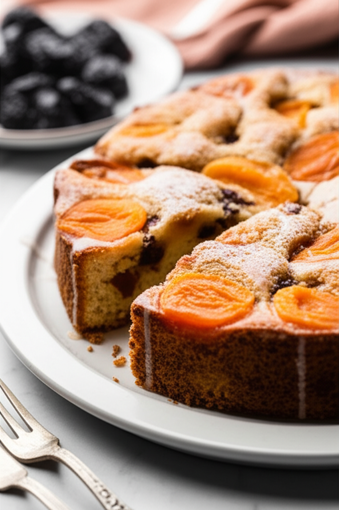 Apricot Prune Coffee Cake image