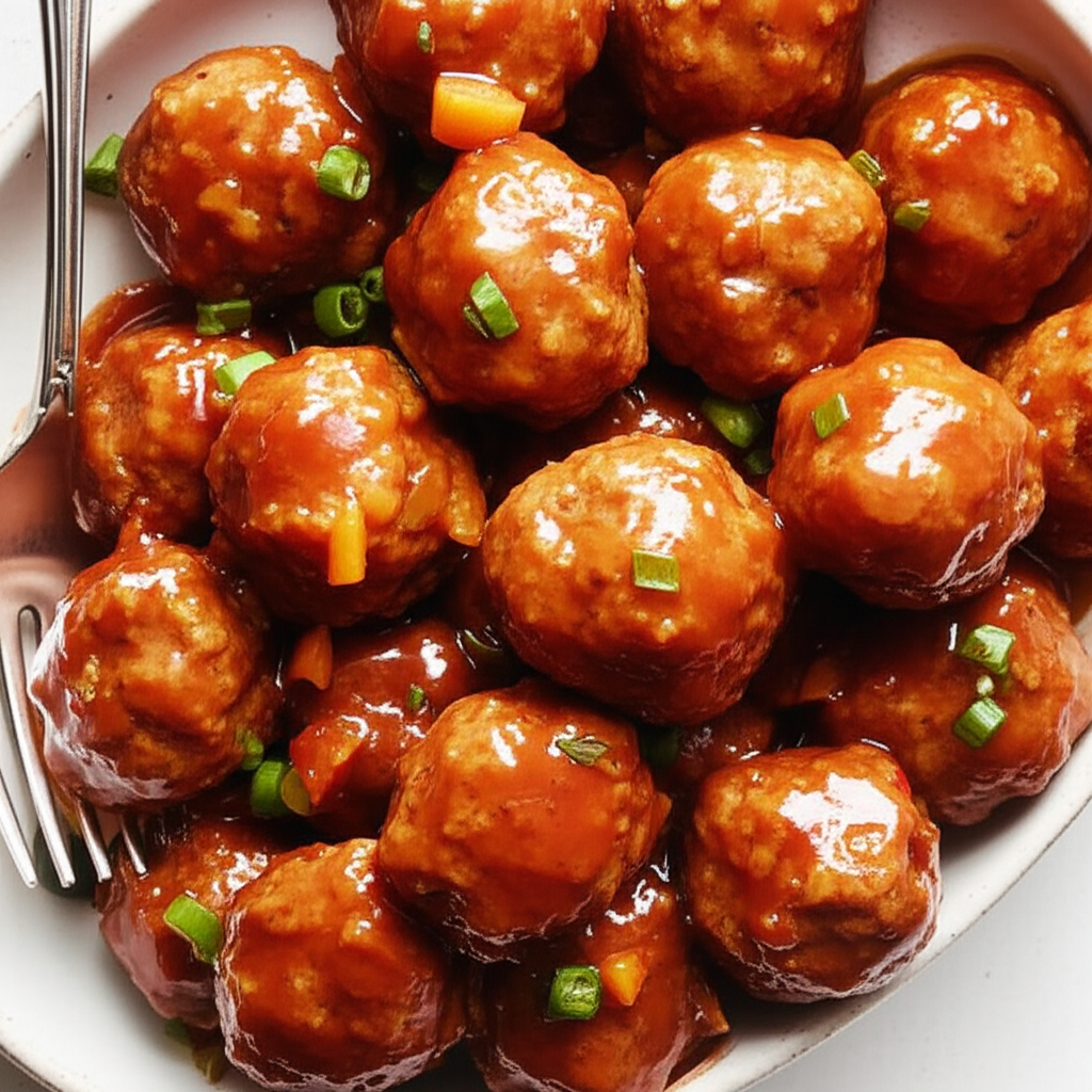 Apricot Salsa Meatballs image