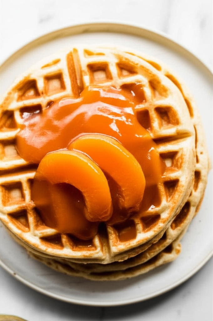 Apricot Sauce For Waffles Or Pancakes image