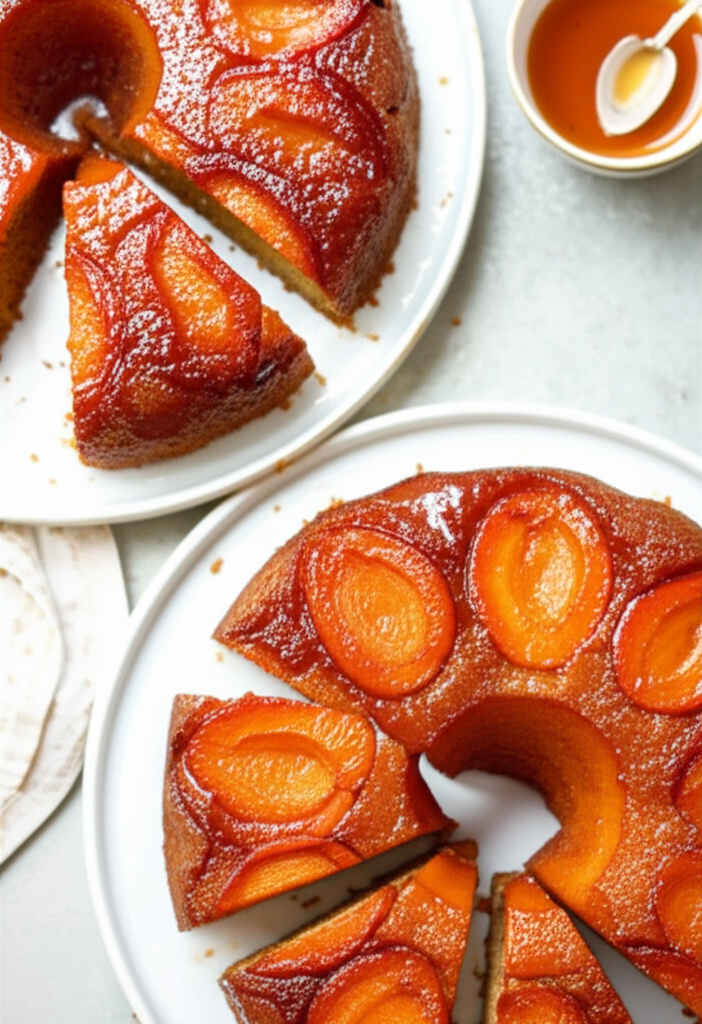 Apricot Spice Upside Down Cake image