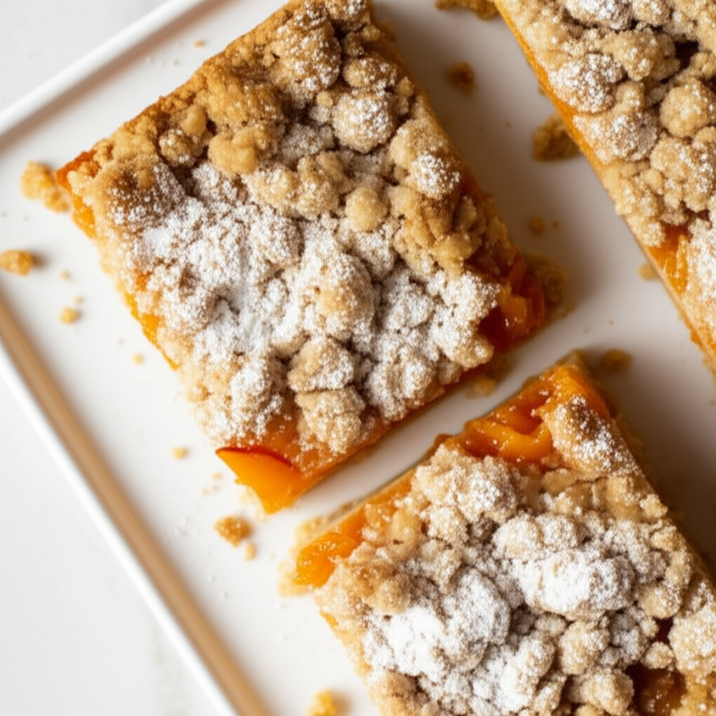 Apricot Streusel Bars image