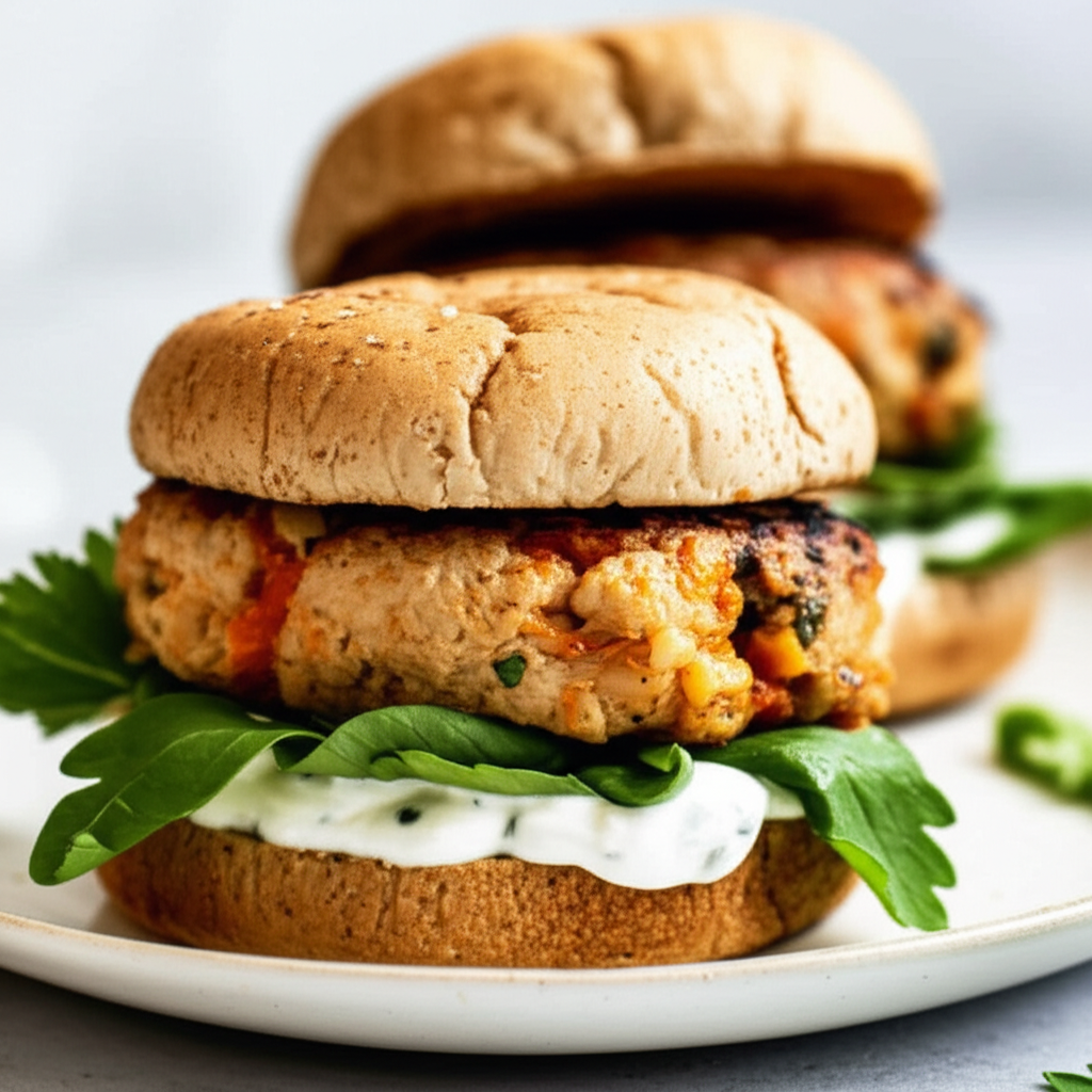 Apricot Turkey Burgers image