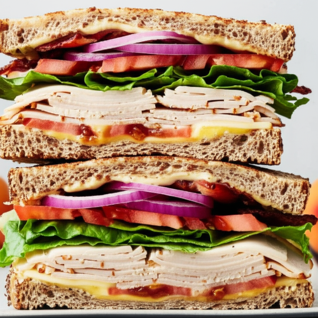 Apricot Turkey Sandwich image
