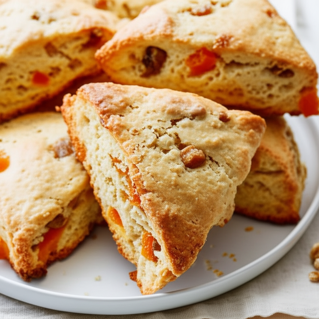 Apricot Walnut Scones image