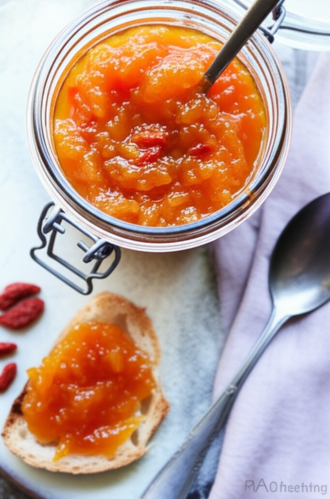 Apricot Carrot And Goji Berry Marmalade image