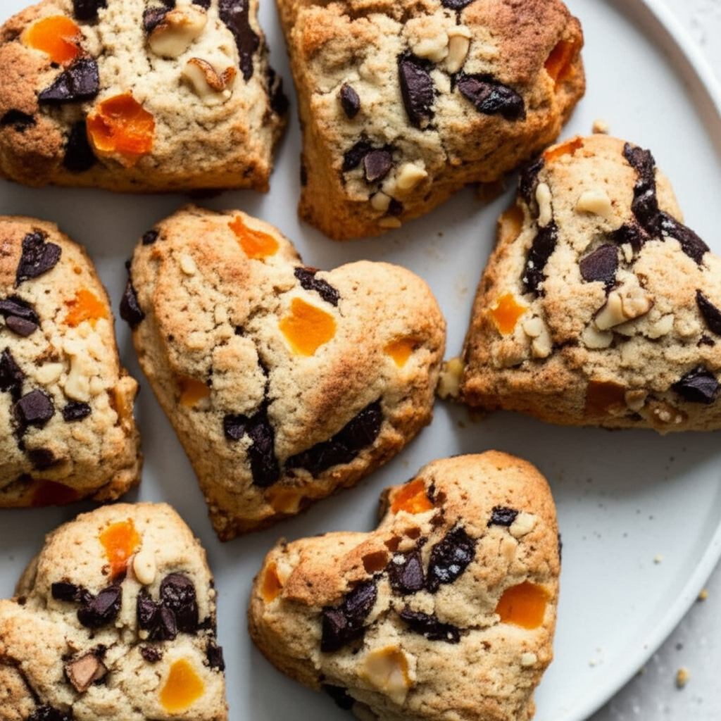Apricot Chocolate And Walnut Scones image