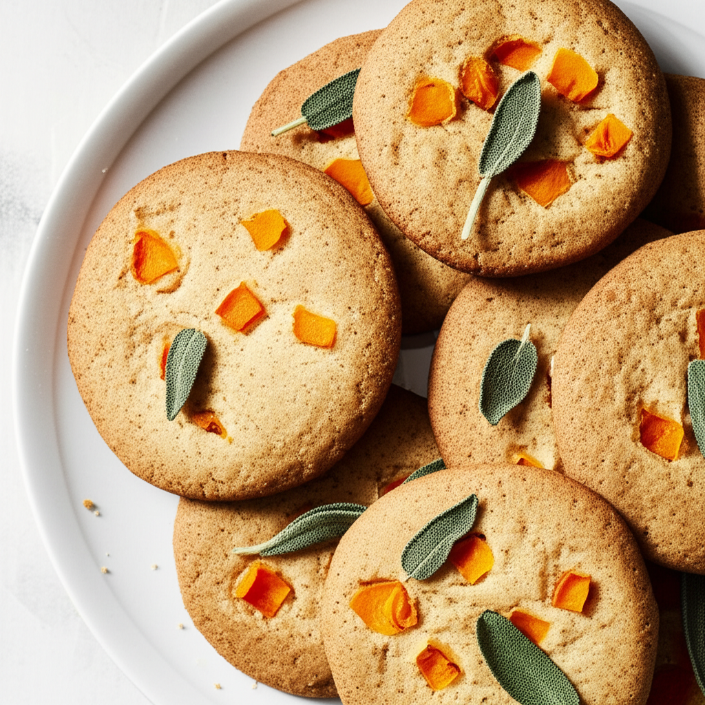 Apricot Cornmeal And Sage Cookies image