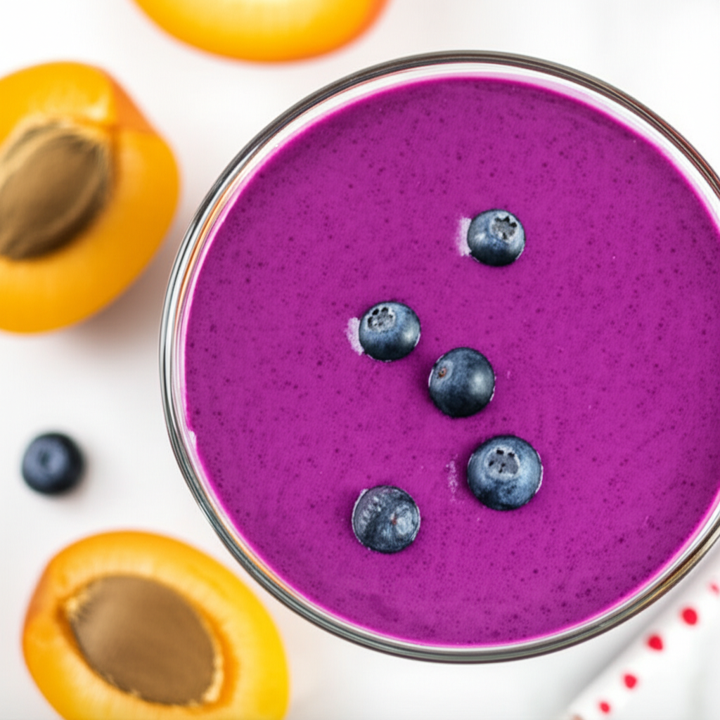 Apricot Mango And Blueberry Smoothie image