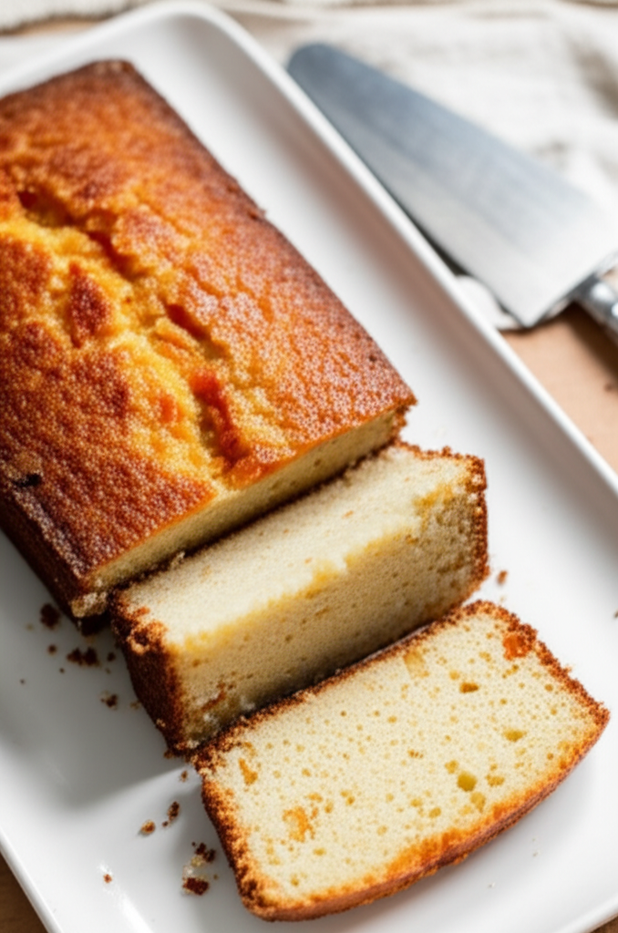 Apricot Almond Rum Pound Cake image