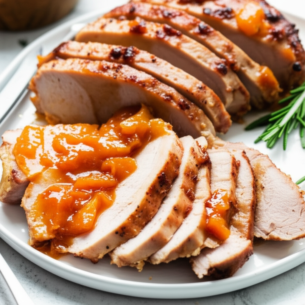 Apricot Ginger Pork Tenderloin image