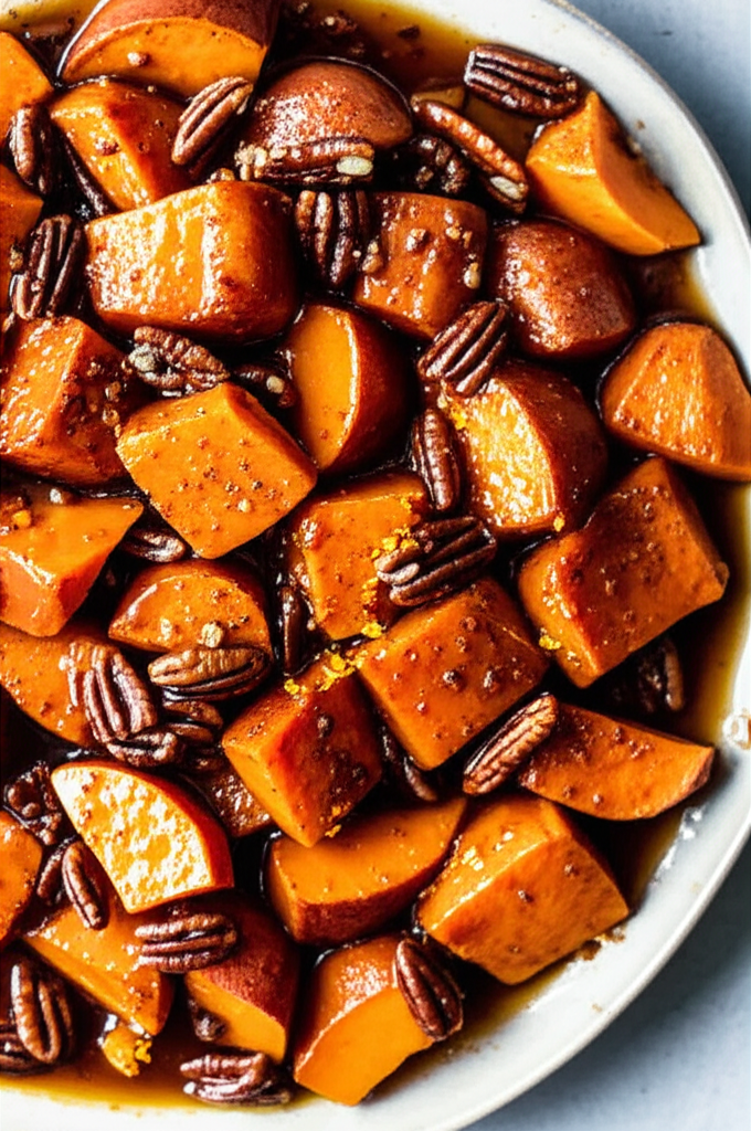 Apricot Glazed Sweet Potato Bake image