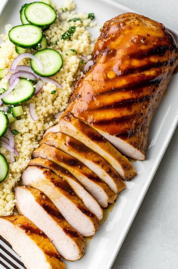 Apricot Mustard Grilled Pork Tenderloin image