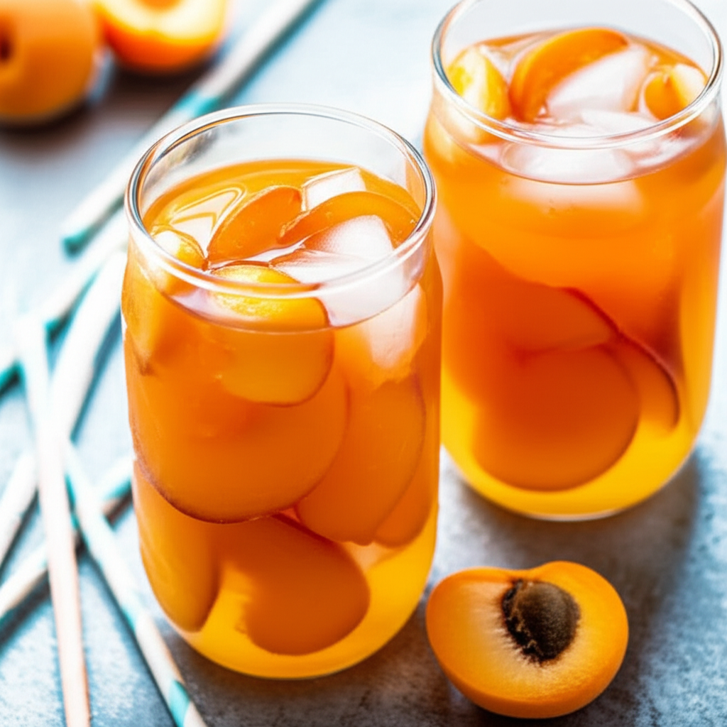 Apricot Peach Iced Tea image