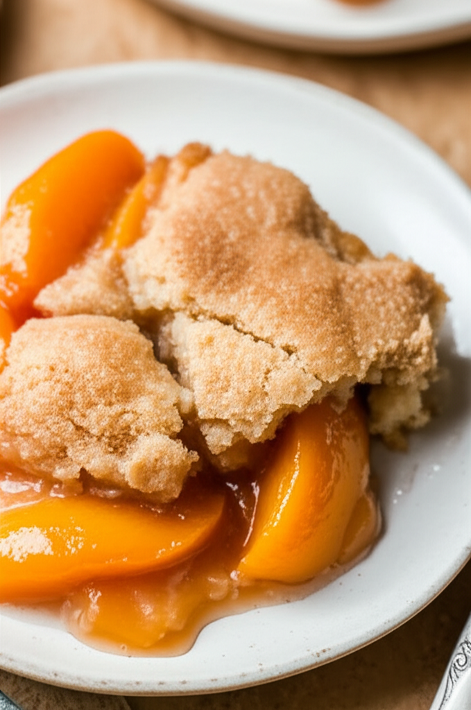 April S Peach Cobbler image