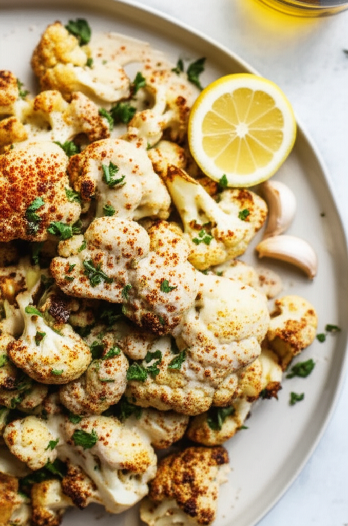Arabian Cauliflower With Tahini image