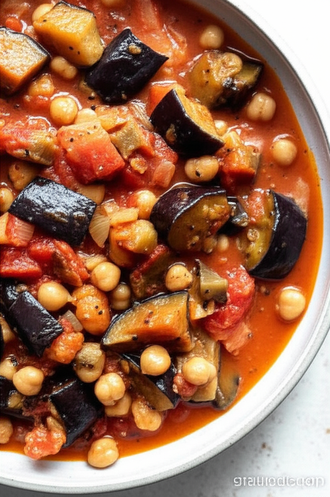 Arabic Eggplant Aubergine Stew image