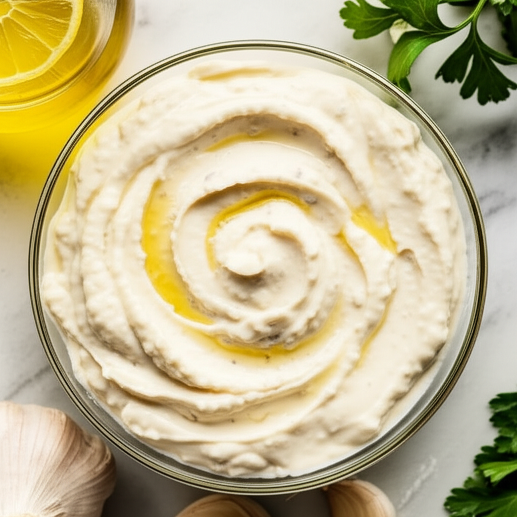 Arabic Garlic Sauce image