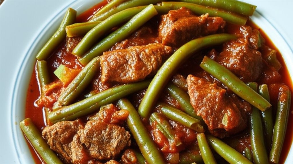 Arabic Green Beans With Beef image