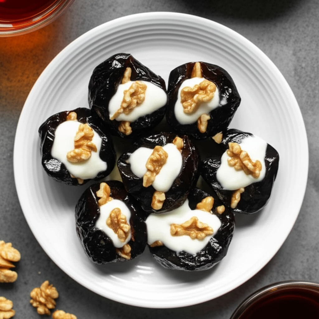 Aracia Mahshia Bil Goz Walnut Stuffed Prunes image