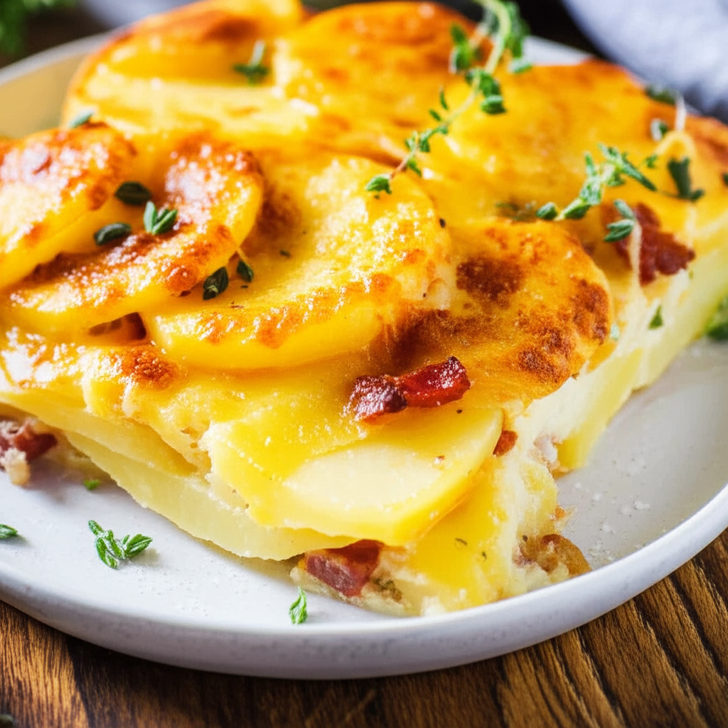 Aragonese Potatoes Au Gratin Patatas Gratinadas De Aragon image