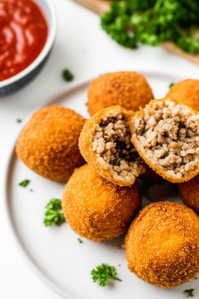 Arancini Sicilian Style Sicilian Rice Balls image