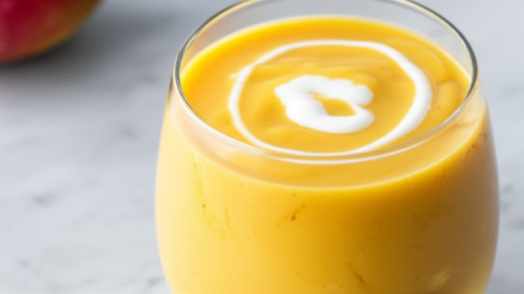 10 Second Mango Yogurt Smoothie image
