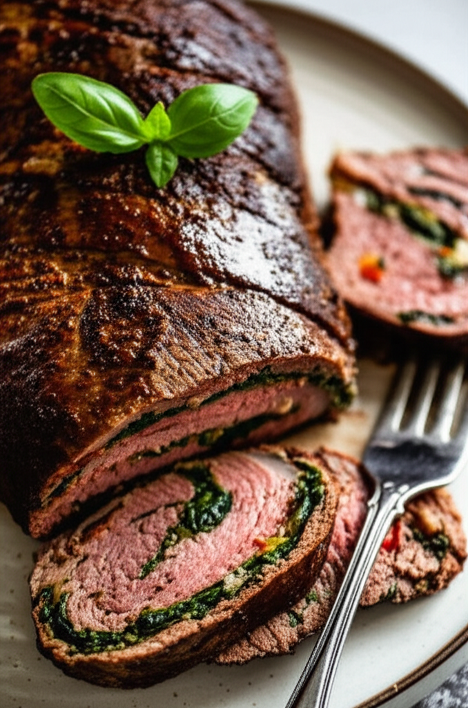 Argentine Style Stuffed Flank Steak image