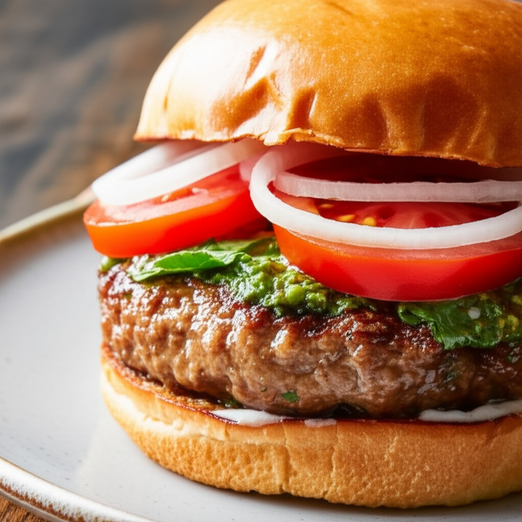 Argentinean Chimichurri Burgers image