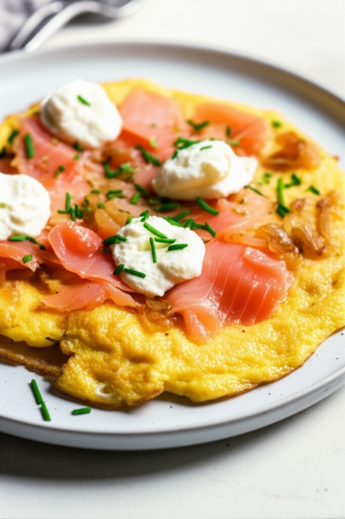 Ari S Eggs And Onions And Salmon And Cream Cheese image