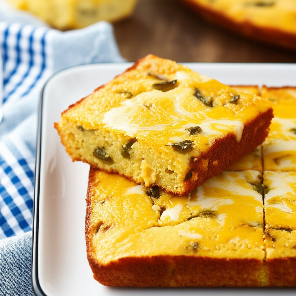 Arizona Green Chile Cornbread Green Chili Cornbread image