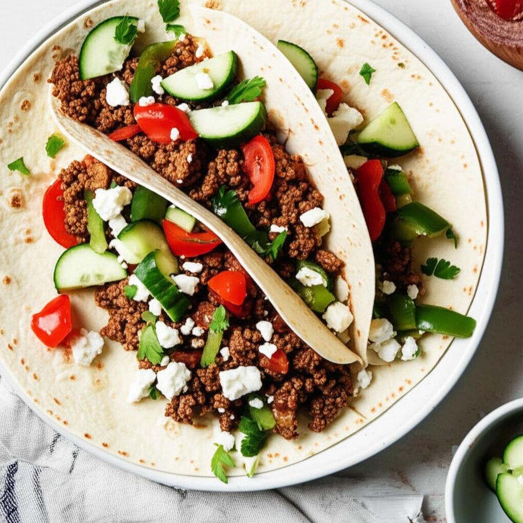 Armenian Beef And Pepper Wraps image