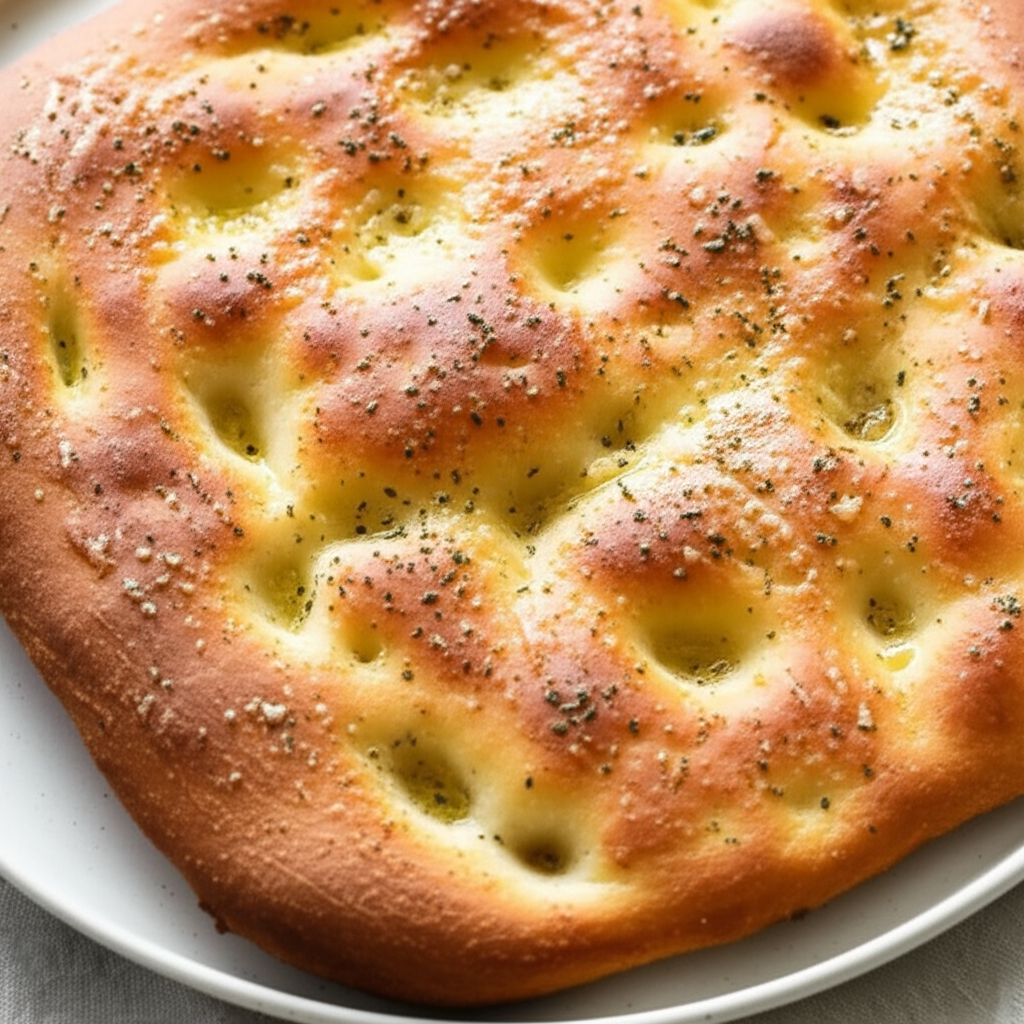 Focaccia Flat Bread Homemade Bread Machine image