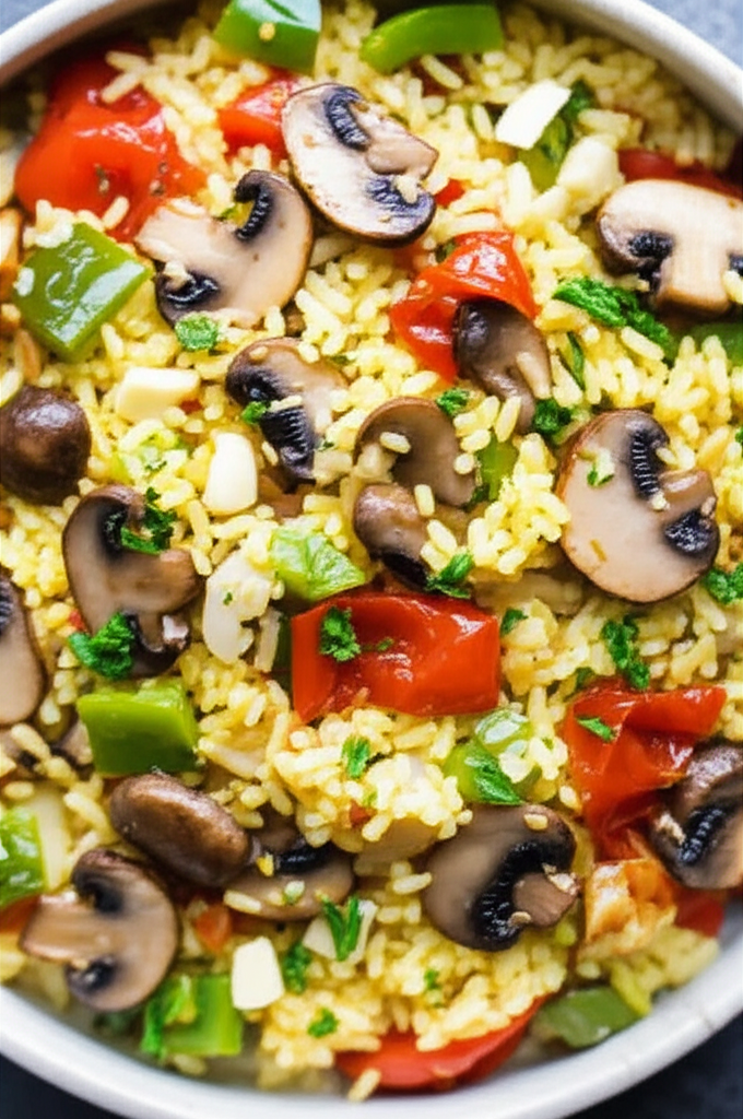 Armenian Rice Pilaf With Mushrooms image