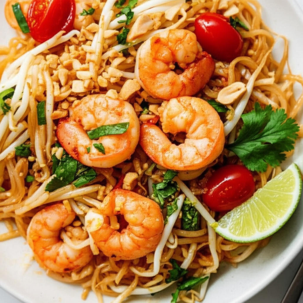 10 Minute Shrimp Pad Thai image