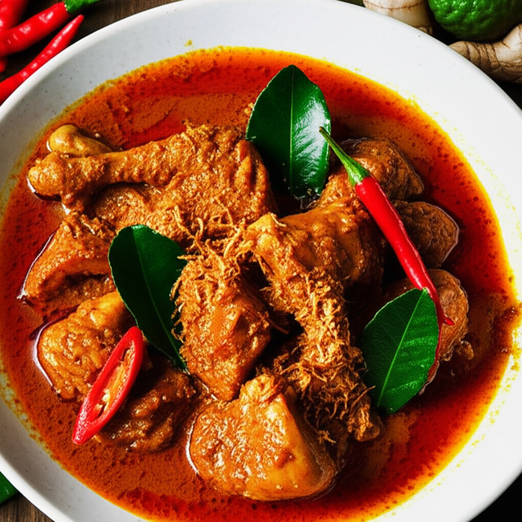 Aromatic Chicken Rendang image