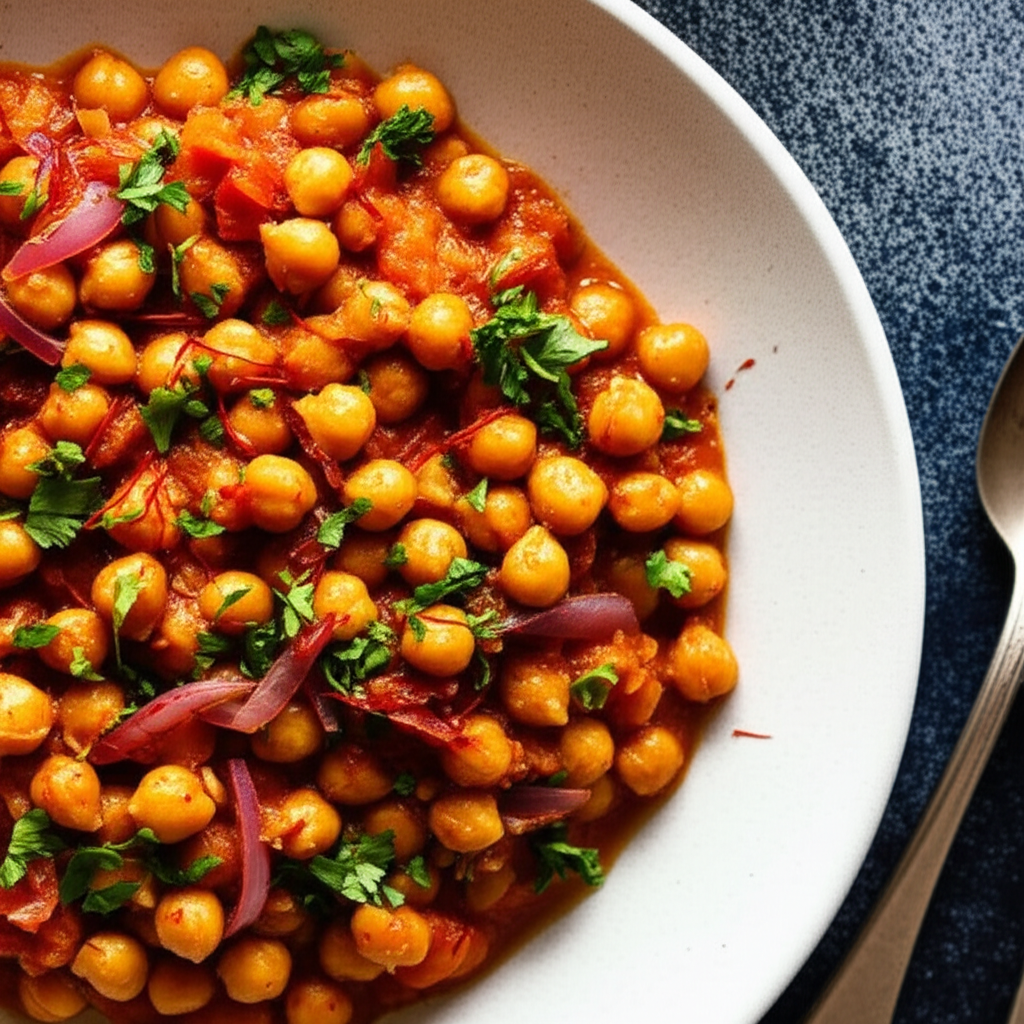 Aromatic Chickpea Tagine Tagine Bil Hummus image