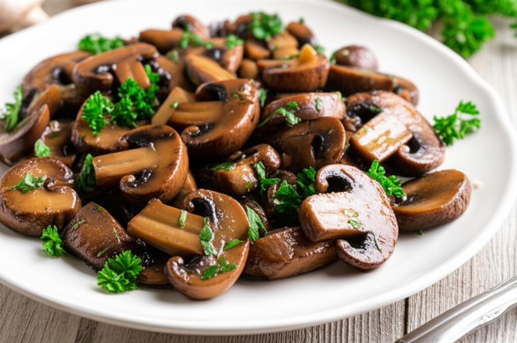 Aromatic Stewed Mushrooms image