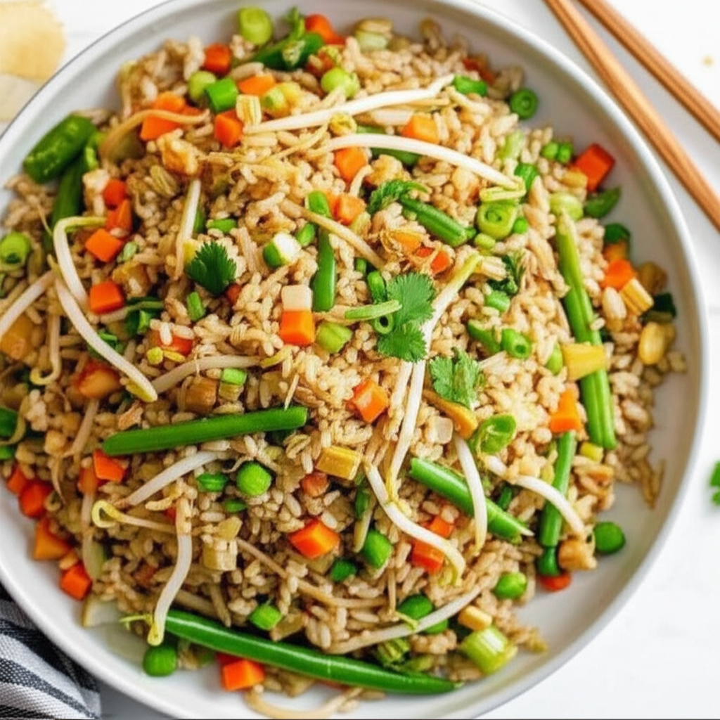 Aromatic Vegetable Fried Rice Su Cai Chao Fan image