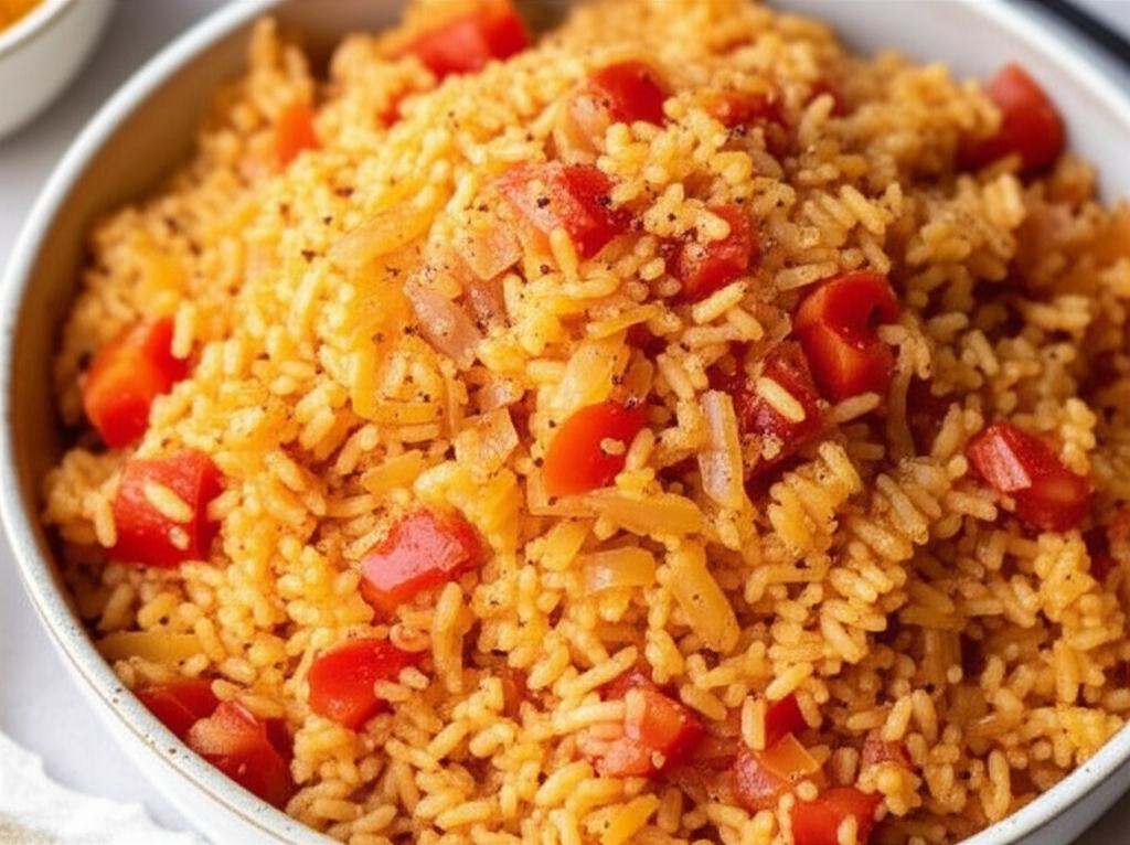 Arroz Brasileiro Rice With Tomatoes And Onions image