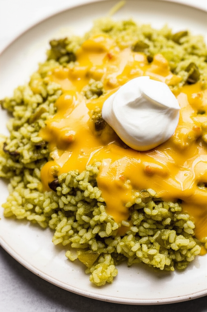 Arroz Con Chile Verde Green Chile Rice image