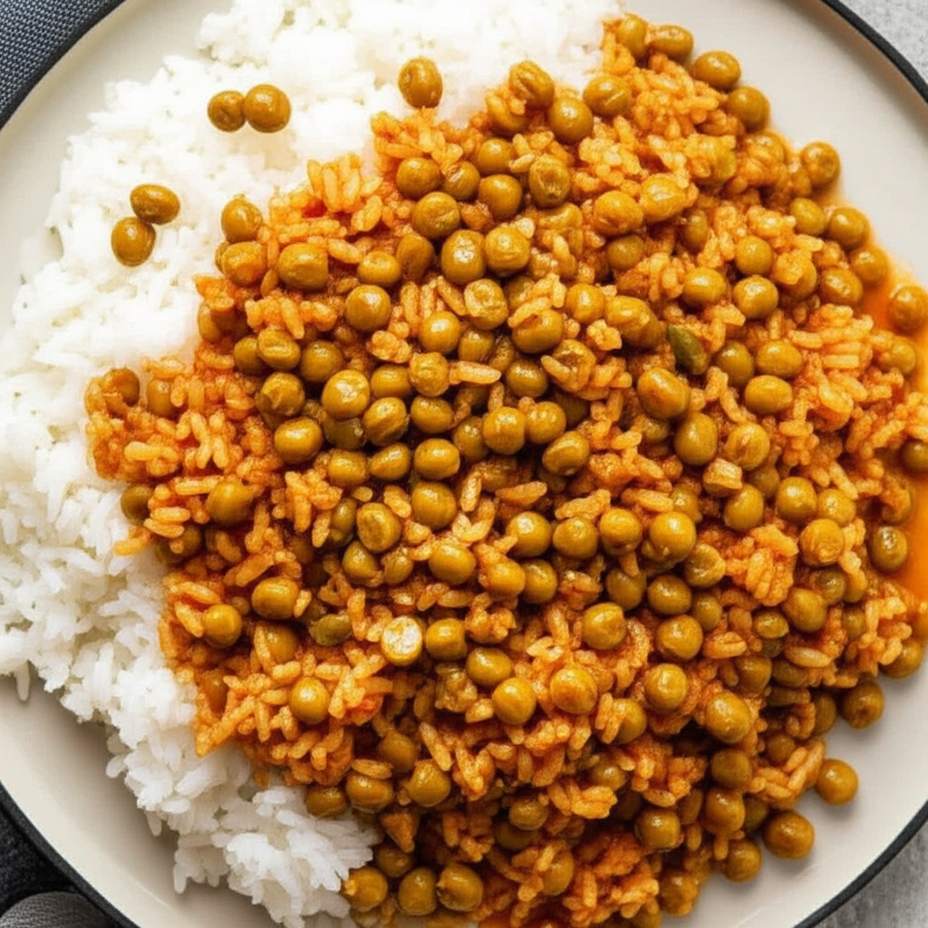 Arroz Con Gandules Rice And Pigeon Peas A Puerto Rican Fav image