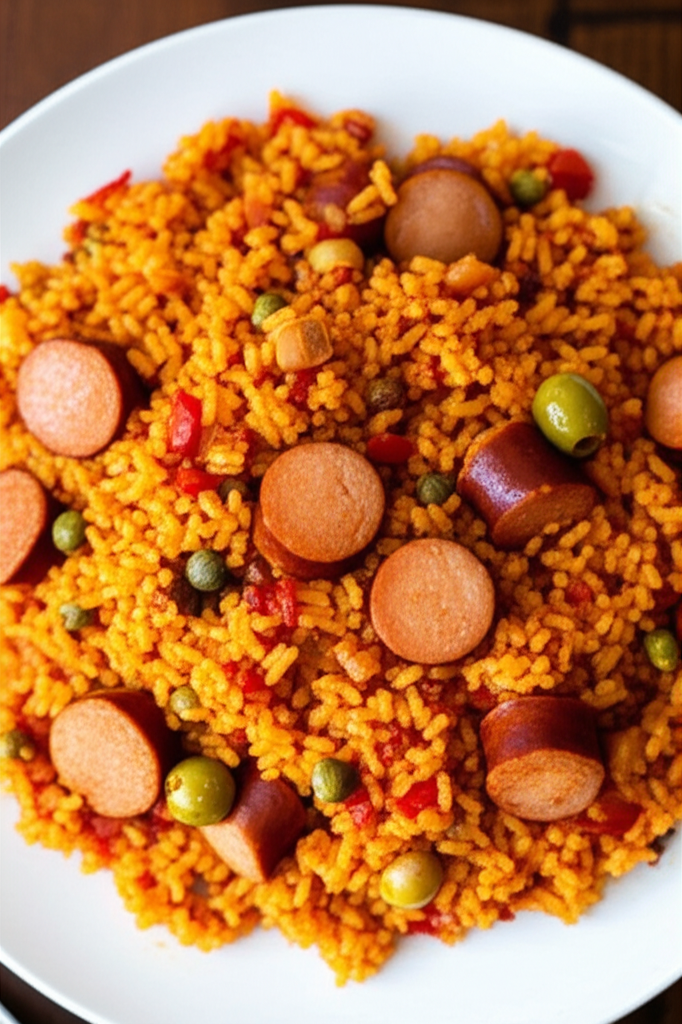 Arroz Con Salchichas Vienna Sausages image