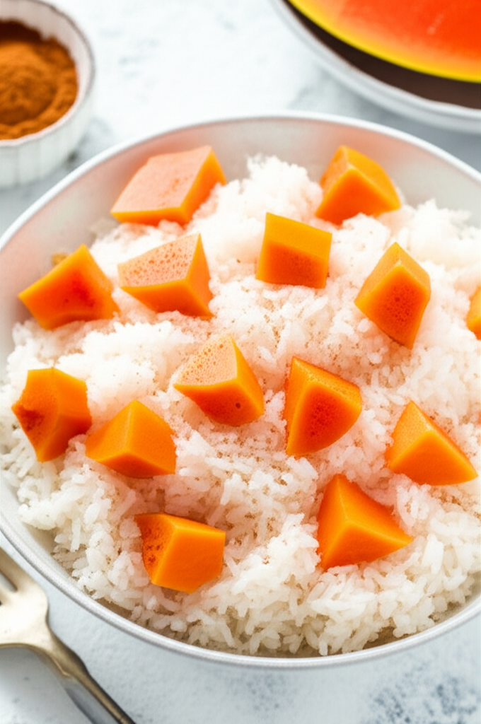 Arroz De Coco E Papaia Angola image