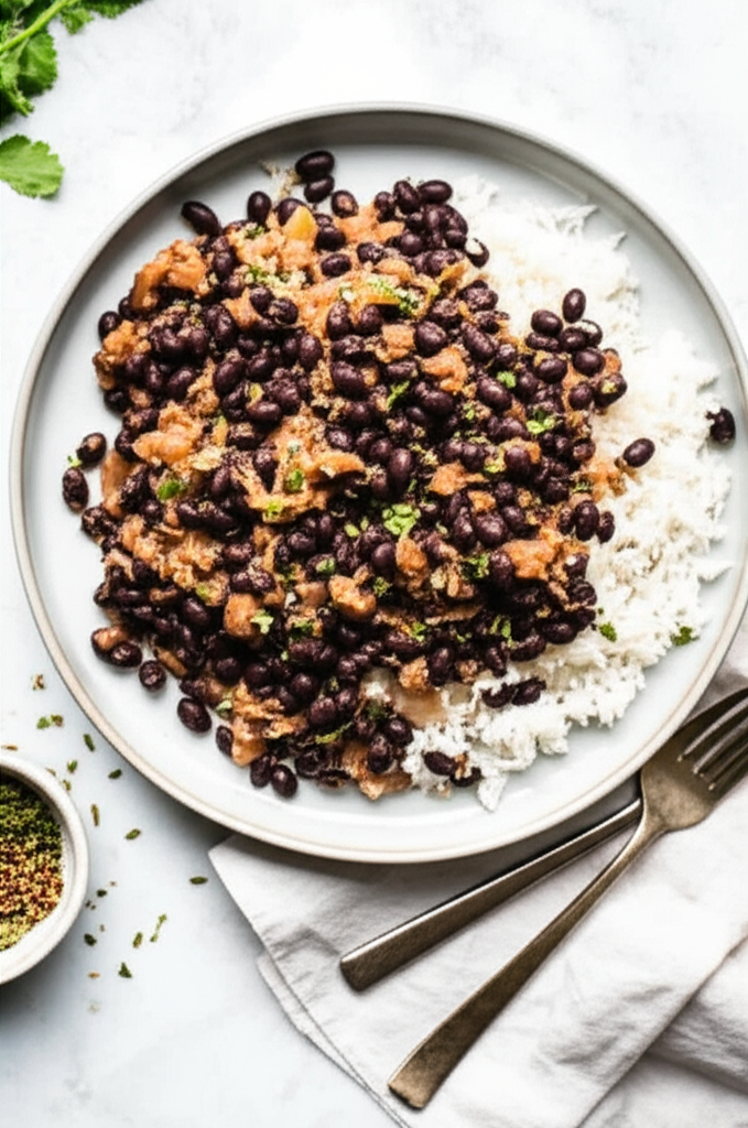 Arroz Moro White Rice With Cuban Black Beans image
